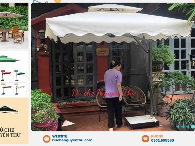 Mẹo bảo quản và sử dụng hiệu quả dù lệch tâm cho thuê trong sự kiện dài ngày