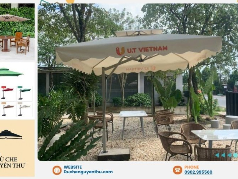 Top 5 địa chỉ cho thuê dù lệch tâm tại TP.HCM uy tín